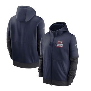 New England Patriots Nike full-zip performance hoodie - Size: Mens XL